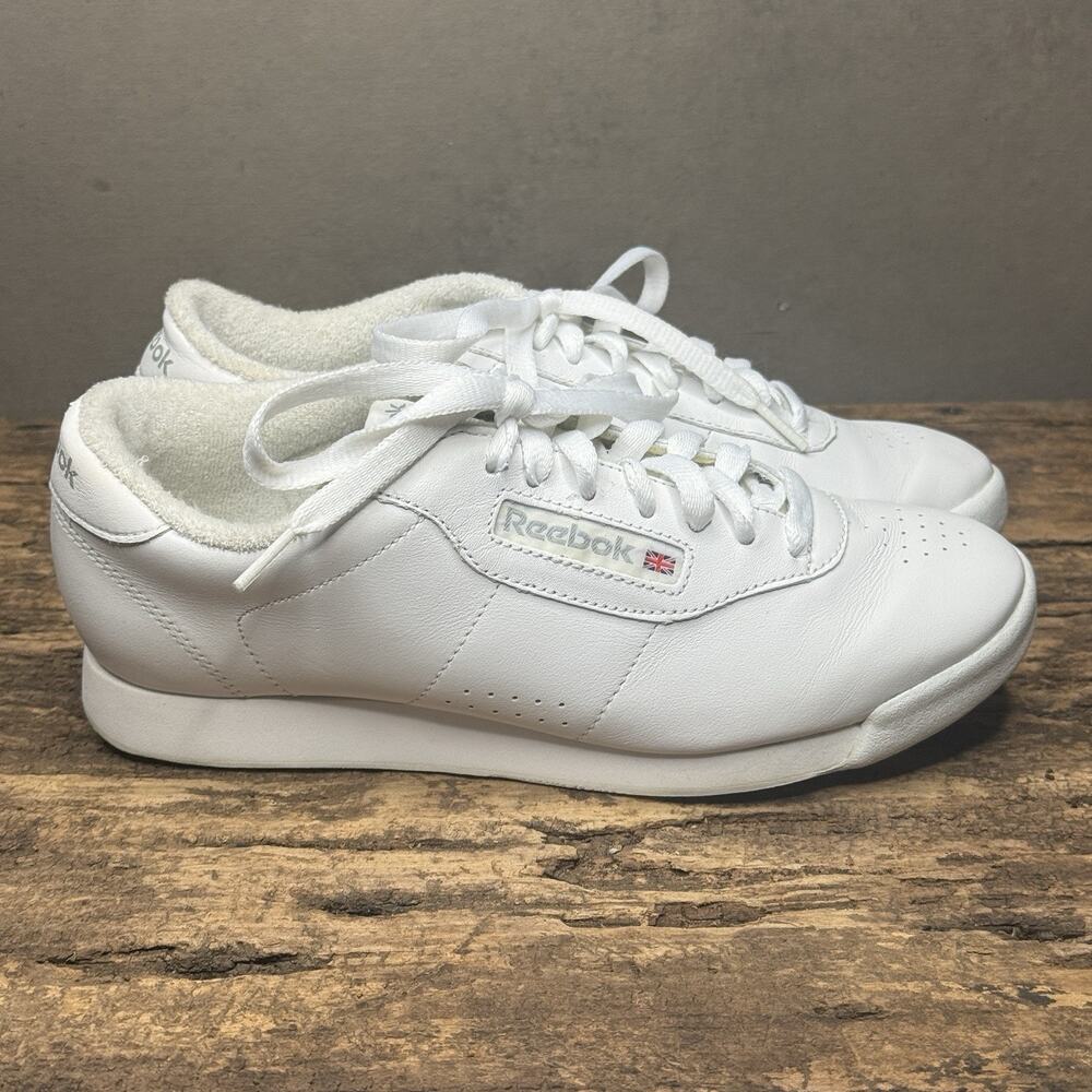 VINTAGE Reebok Classic Princess Athletic Shoes Women Size 7.5 Sneaker White 90’s